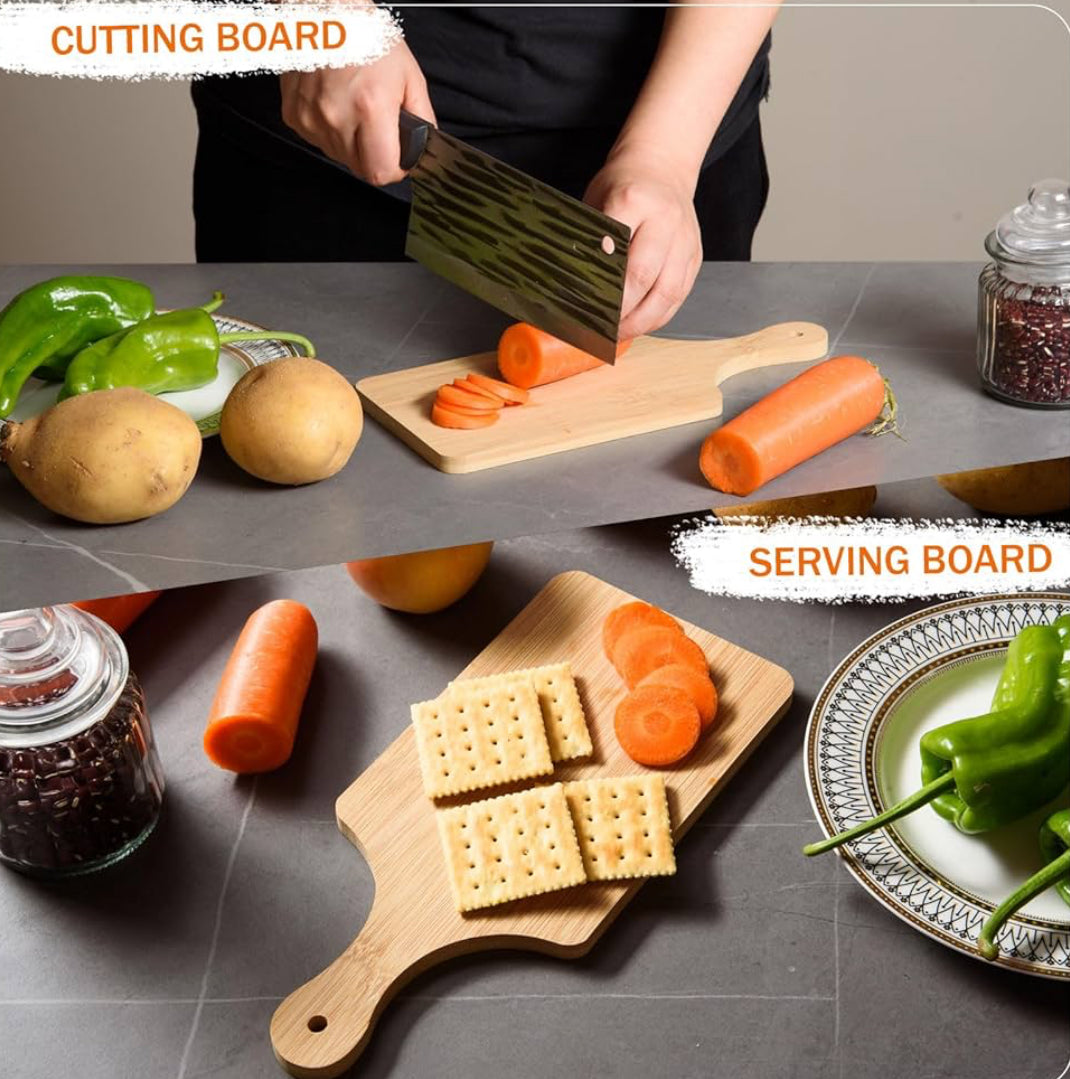 Kitchen cutting and presentation board