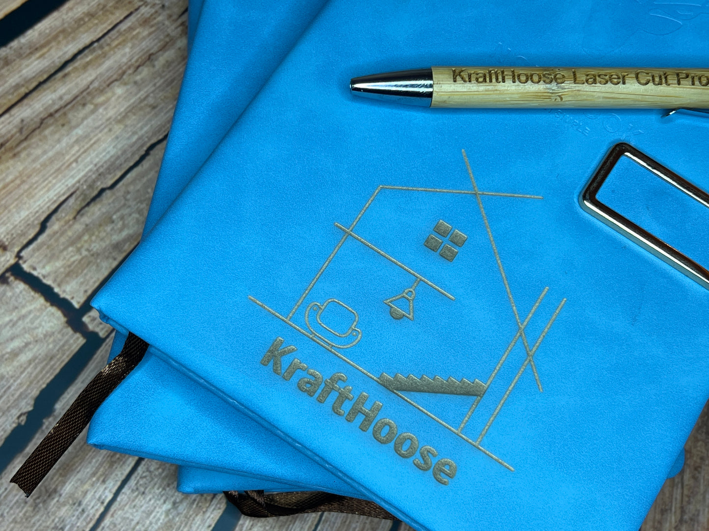 200-Page Notebook with Pen Holder