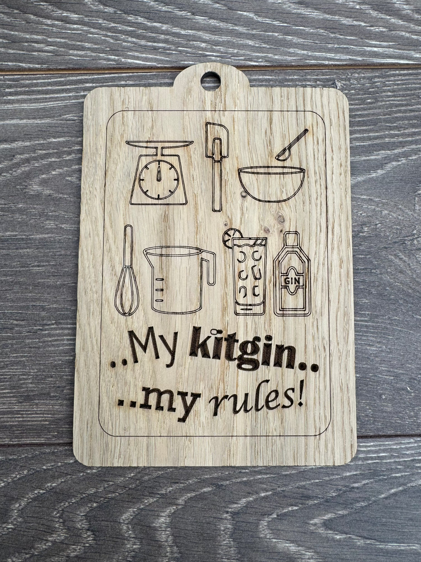Kitchen wall sign