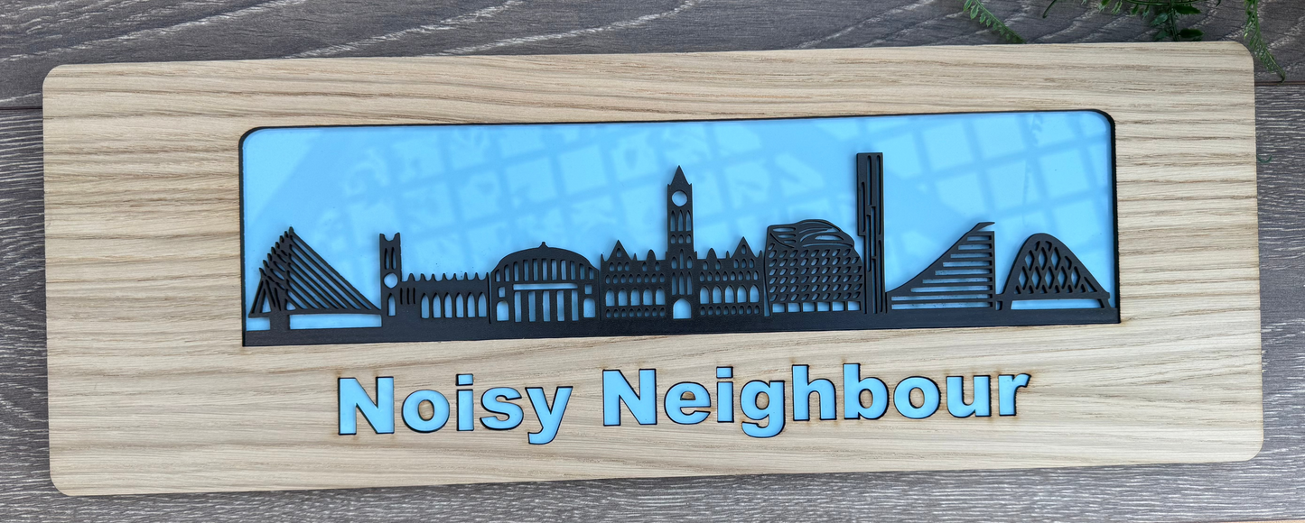 Silhouette City Skyline - Manchester City