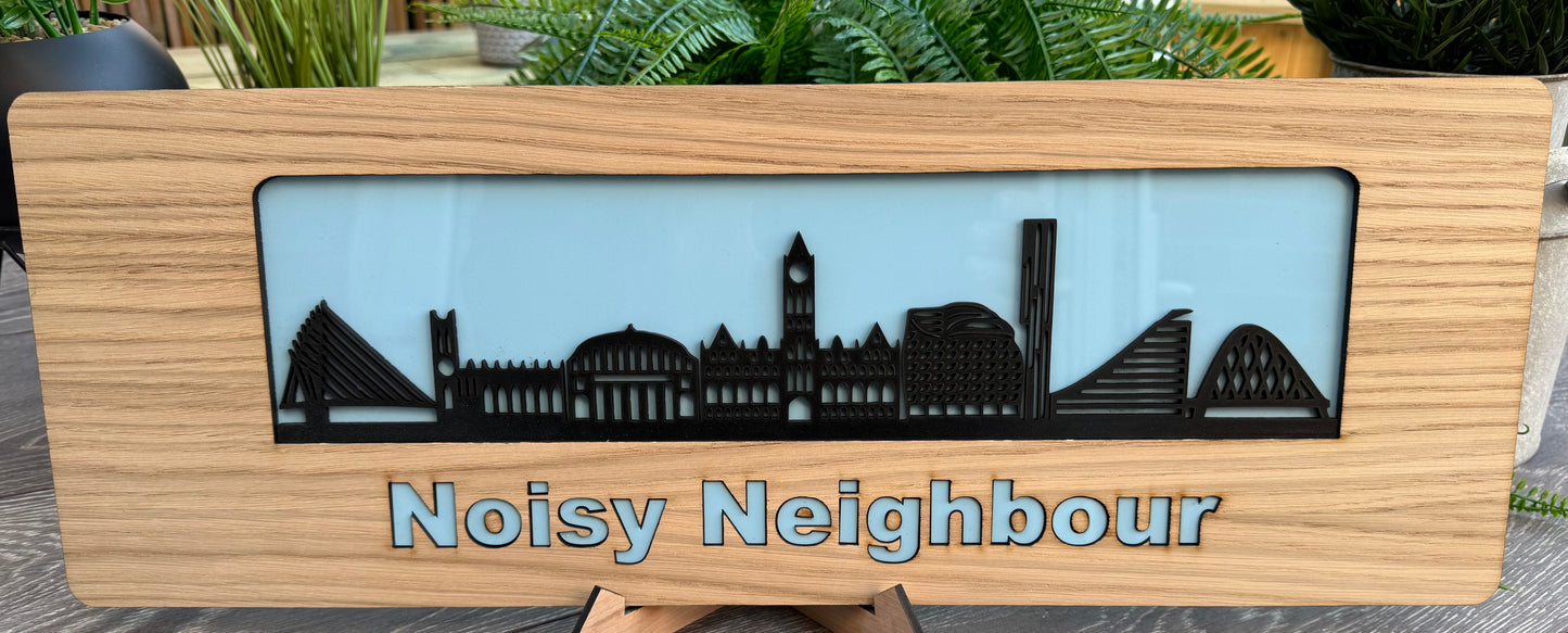 Silhouette City Skyline - Manchester City