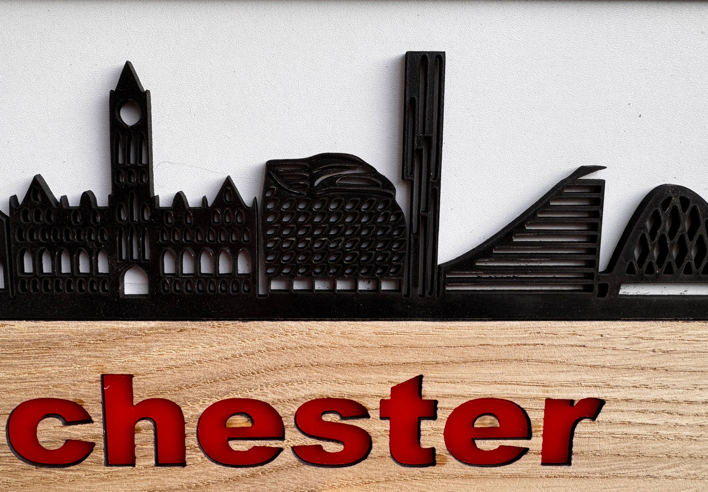 Silhouette City Skyline - Manchester United