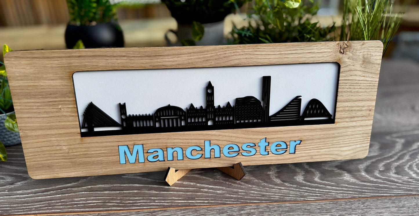 Silhouette City Skyline - Manchester City