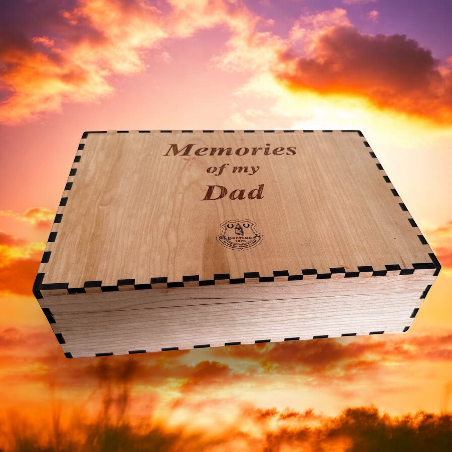 Premium Wooden Laser Engraved Memory Box