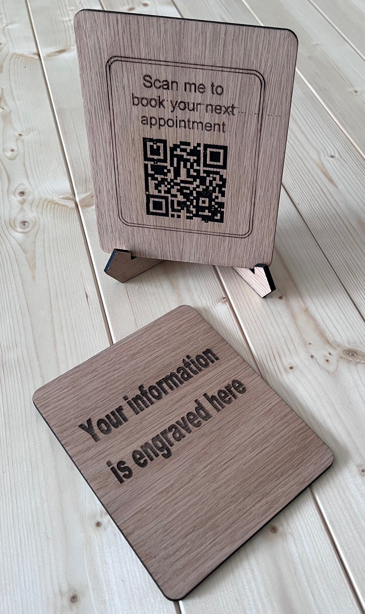 Countertop business sign