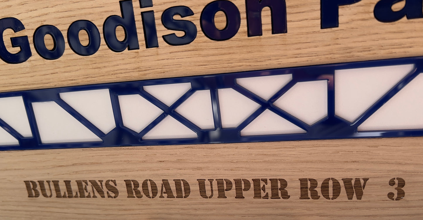 Goodison Park Commemorative Personalised Artwork