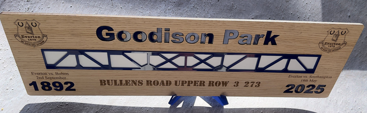 Goodison Park Commemorative Personalised Artwork
