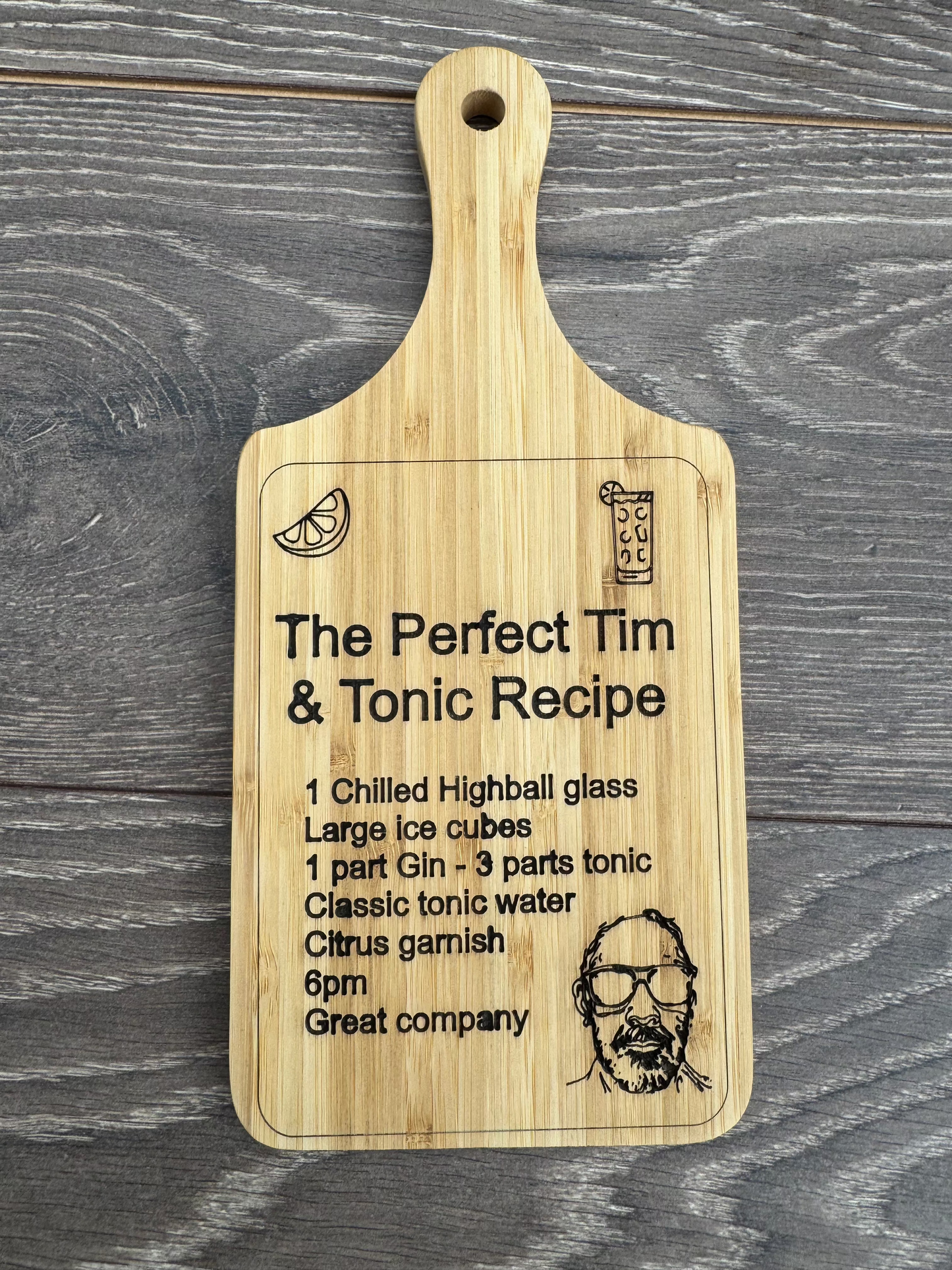 Kitchen cutting and presentation board