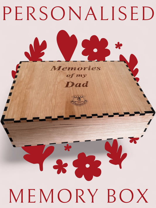 Premium Wooden Laser Engraved Memory Box