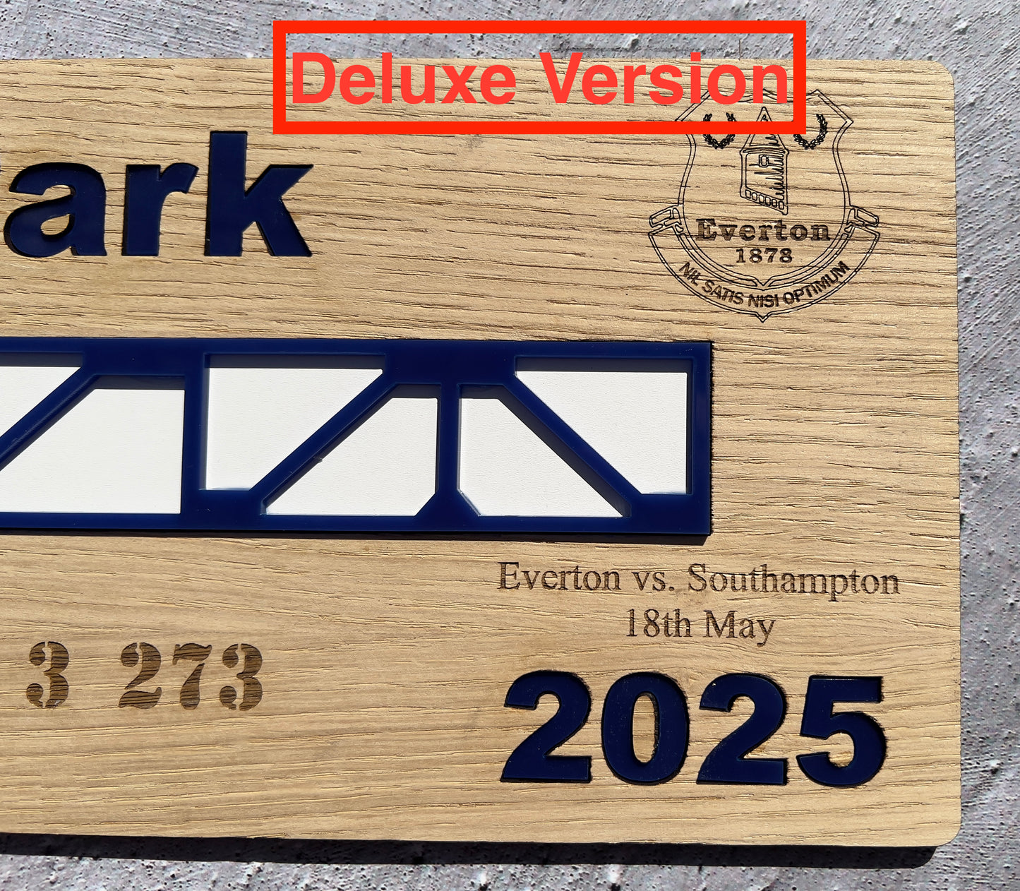 Goodison Park Commemorative Personalised Artwork